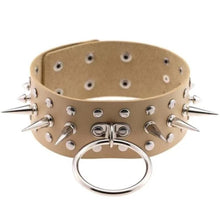 Load image into Gallery viewer, Spiked Bondage Submissive Collar
