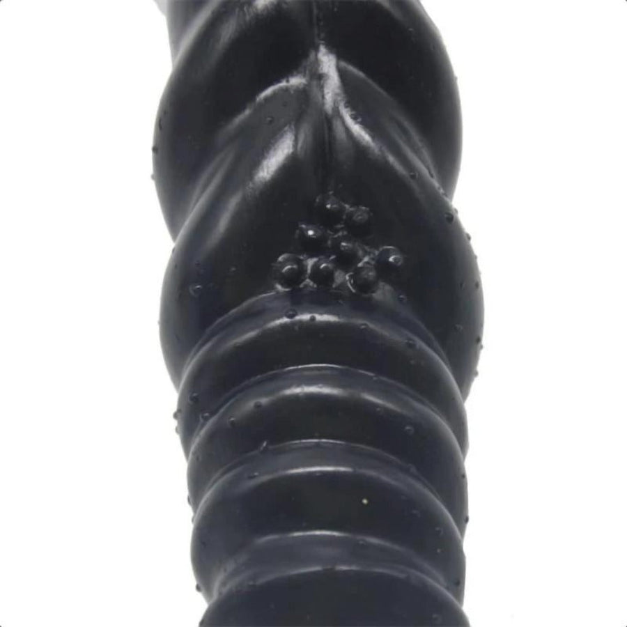 8 Inch Winding Ribbed Stimulator Knot Dildo, gallery view 12