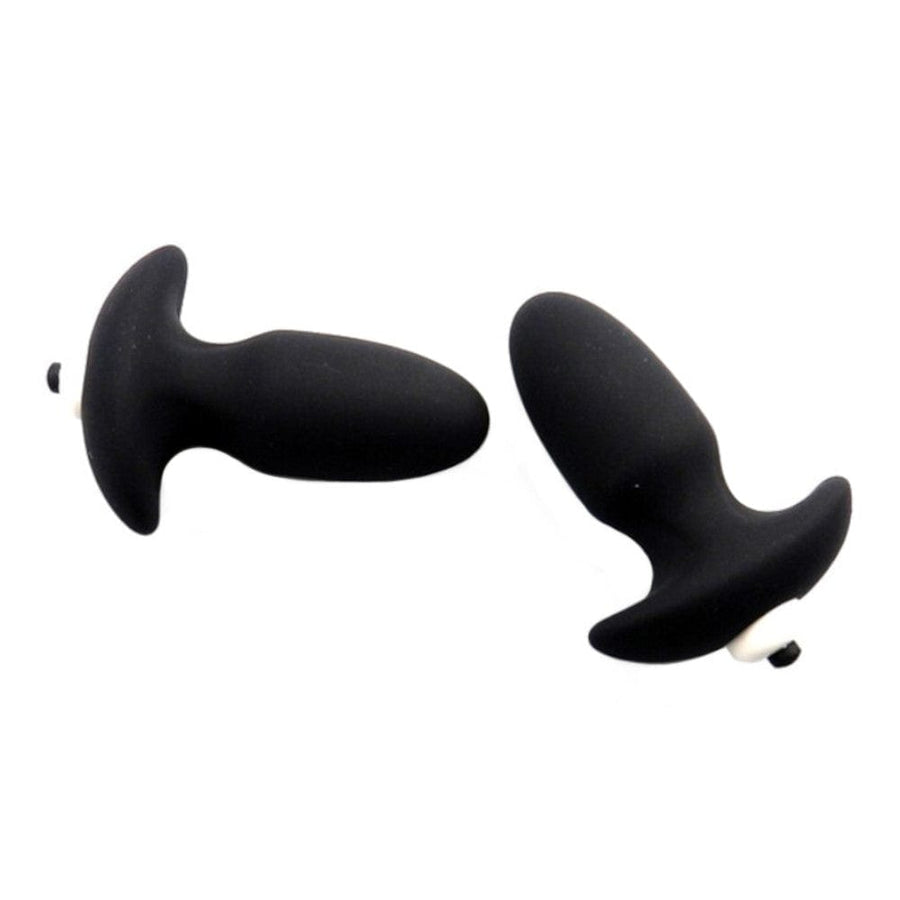Hollow Silicone Vibrating Butt Plug 4.13 Inches Long, gallery view 12