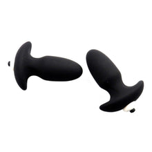 Load image into Gallery viewer, Hollow Silicone Vibrating Butt Plug 4.13 Inches Long
