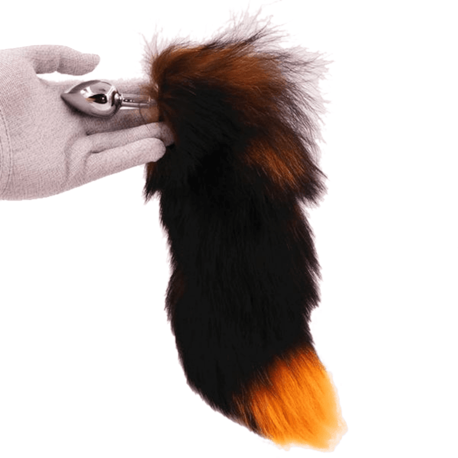 Stylish Brown Cat Tail Butt Plug BDSM, gallery view 4
