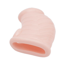 Load image into Gallery viewer, Nevaeh Fully Covered Silicone Chastity Cage 3.54 inches long
