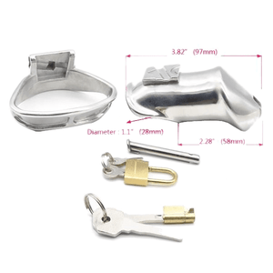 Sophie Metal Chastity Device 3.82 inches long