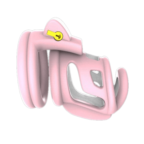 Ivy Two-Toned Plastic Cock Cage 2.28 inches long, gallery view 3