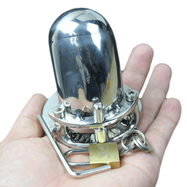Arianna Metal Chastity Cage, gallery view 4