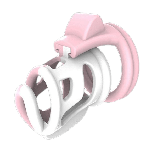Ivy Two-Toned Plastic Cock Cage 2.28 inches long product view