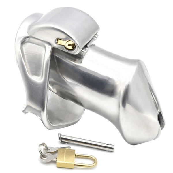 Sophie Metal Chastity Device 3.82 inches long, gallery view 2