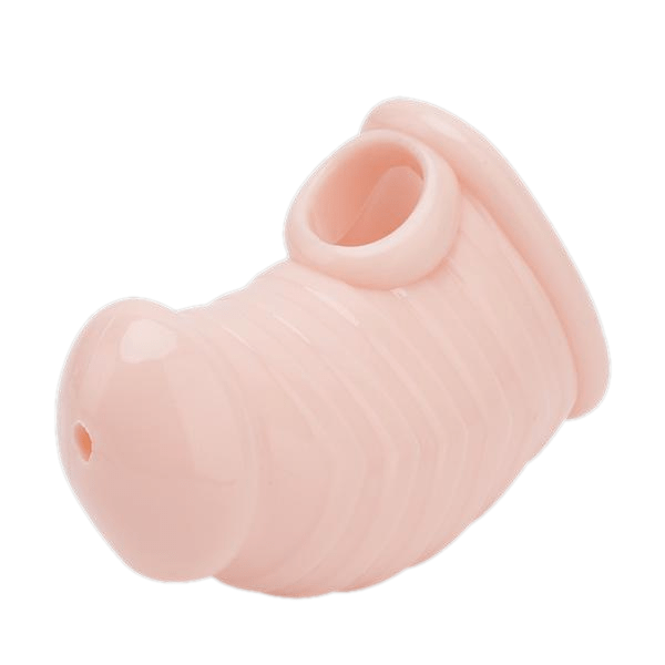 Nevaeh Fully Covered Silicone Chastity Cage 3.54 inches long, gallery view 4