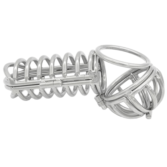 Josephine Metal Chastity Device 4.33 inches long product view