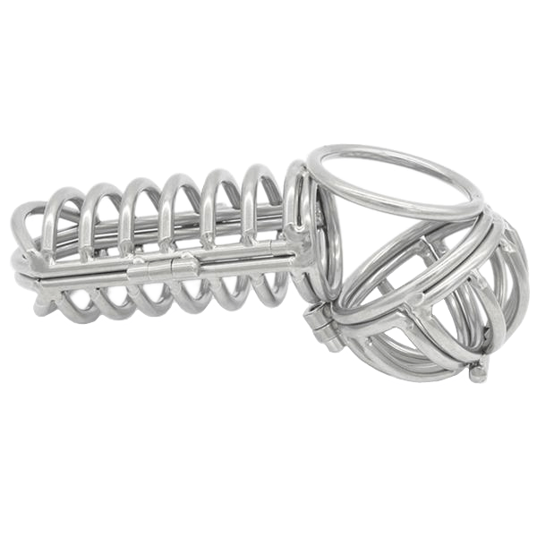 Josephine Metal Chastity Device 4.33 inches long product view