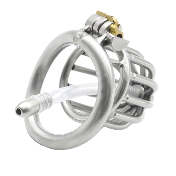 Alexa Metal Chastity Device 1.69 inches long, gallery view 3
