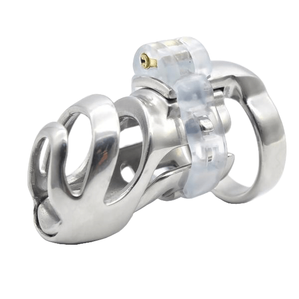 Emery Metal Chastity Cage 3.03 inches, gallery view 2