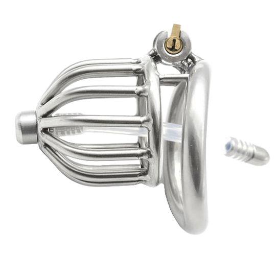 Alexa Metal Chastity Device 1.69 inches long product view