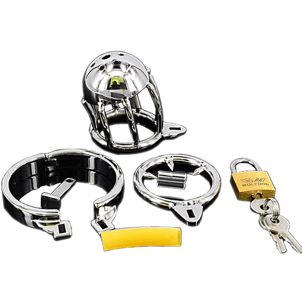 Delilah Metal Chastity Cage 1.96 Inches Long, gallery view 7