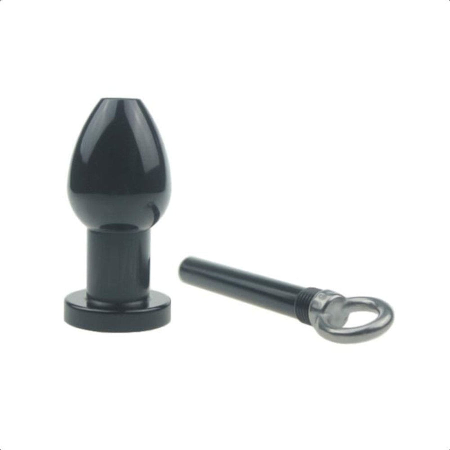 Hollow Inner Tube Metal Butt Plug 4.45 Inches Long, gallery view 8
