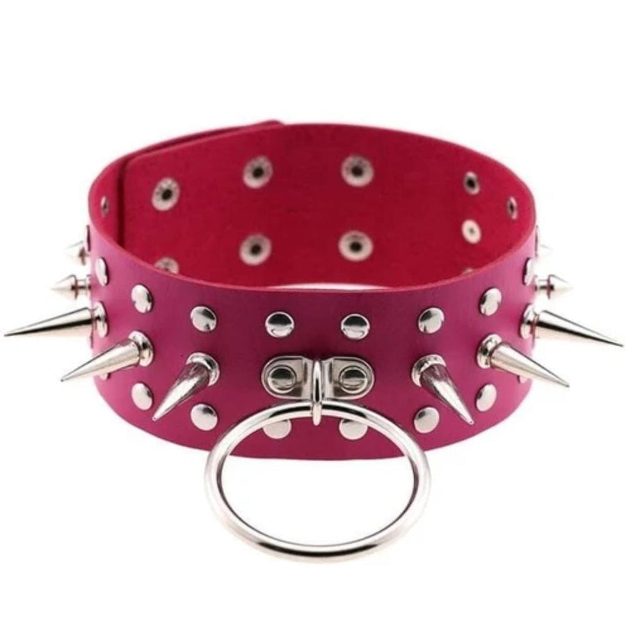 Spiked Bondage Submissive Collar, gallery view 13