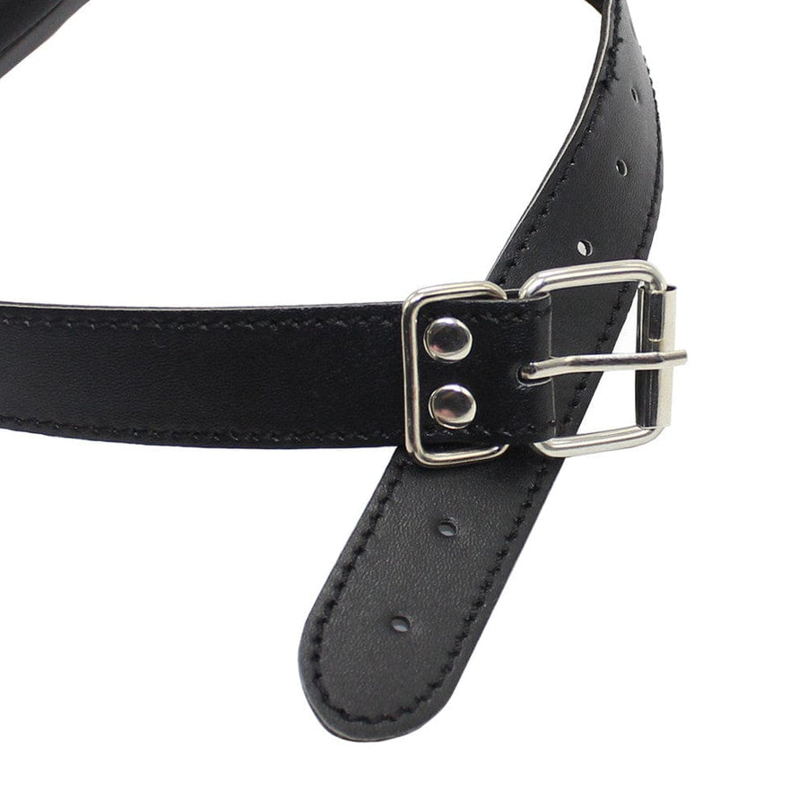 BDSM Soft Leather BDSM Bit Gag, gallery view 13