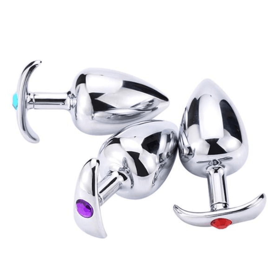 Anchor-Inspired Jeweled Butt Plug product view