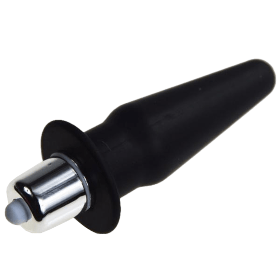 Silicone Vibrating Jelly Butt Plug | Mini Cone-Shaped, gallery view 14