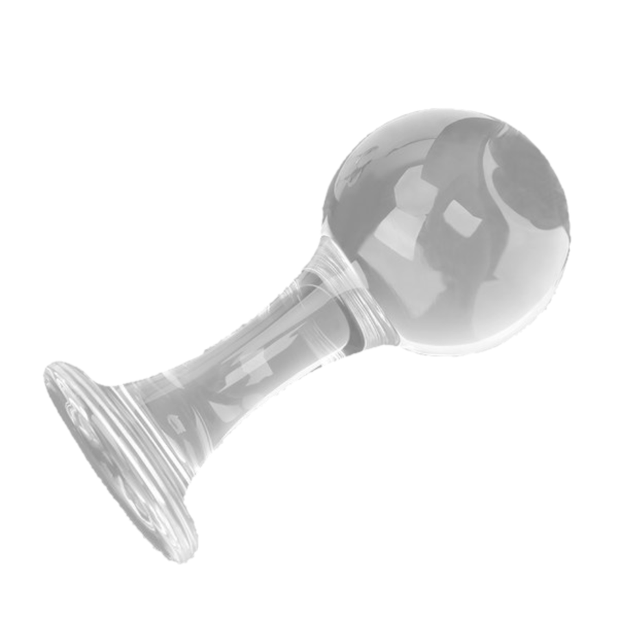 Ball and Stem Glass Butt Plug, gallery view 3