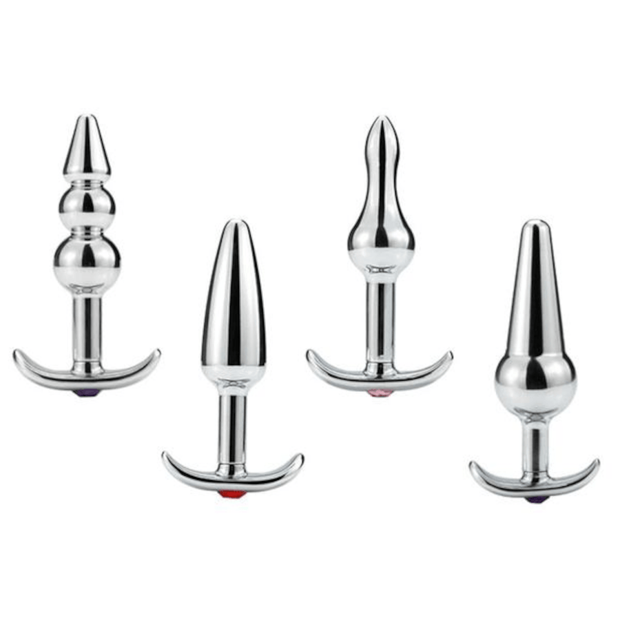 Erotic Random-Colored Jeweled Butt Plug product view