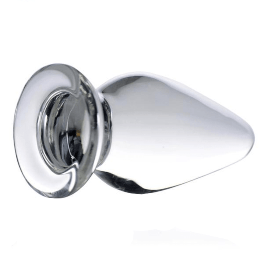 Crystal Glass Butt Plug 4.21 Inches Long, gallery view 3