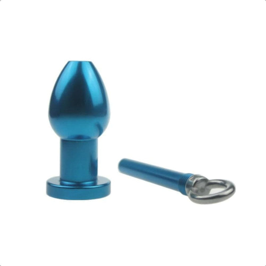 Hollow Inner Tube Metal Butt Plug 4.45 Inches Long, gallery view 9