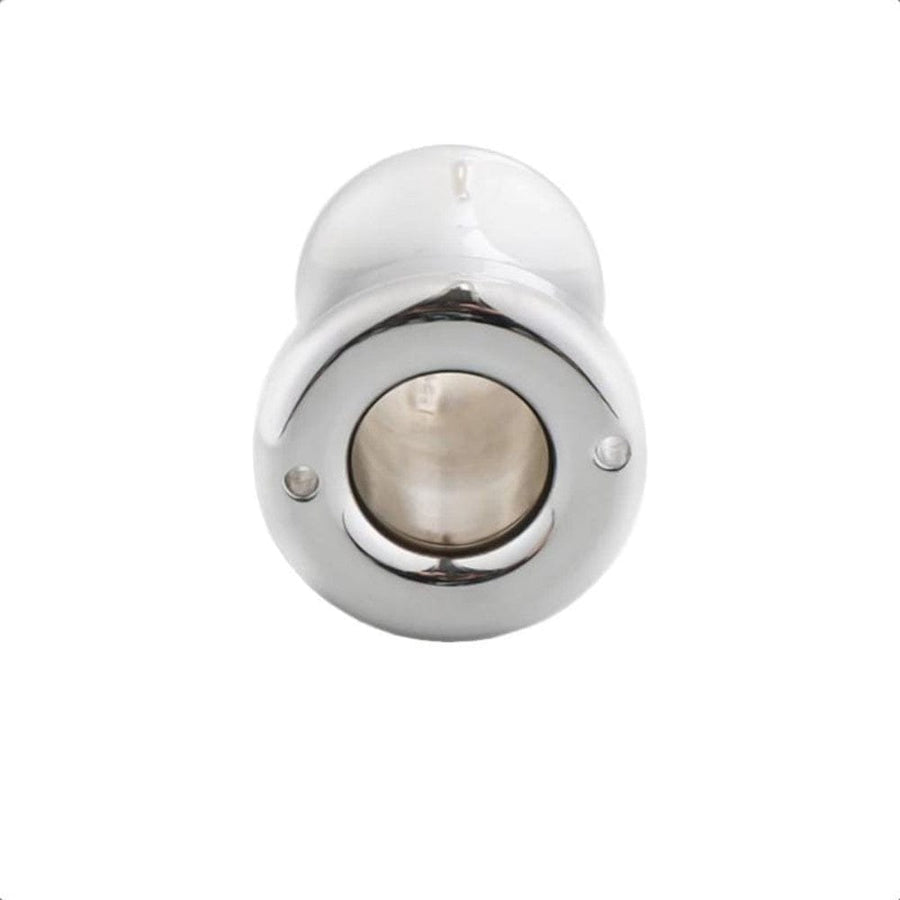 Aluminum Alloy Hollow Butt Plug 2.36 to 3.15 Inches Long bdsm, gallery view 8