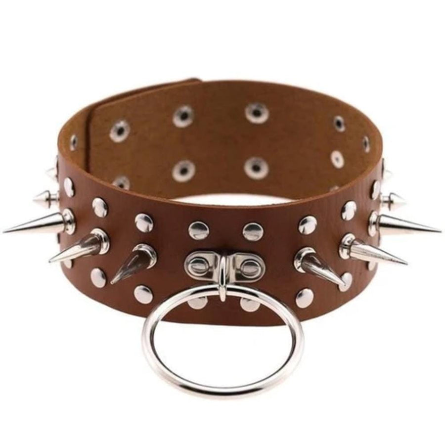 Spiked Bondage Submissive Collar, gallery view 14