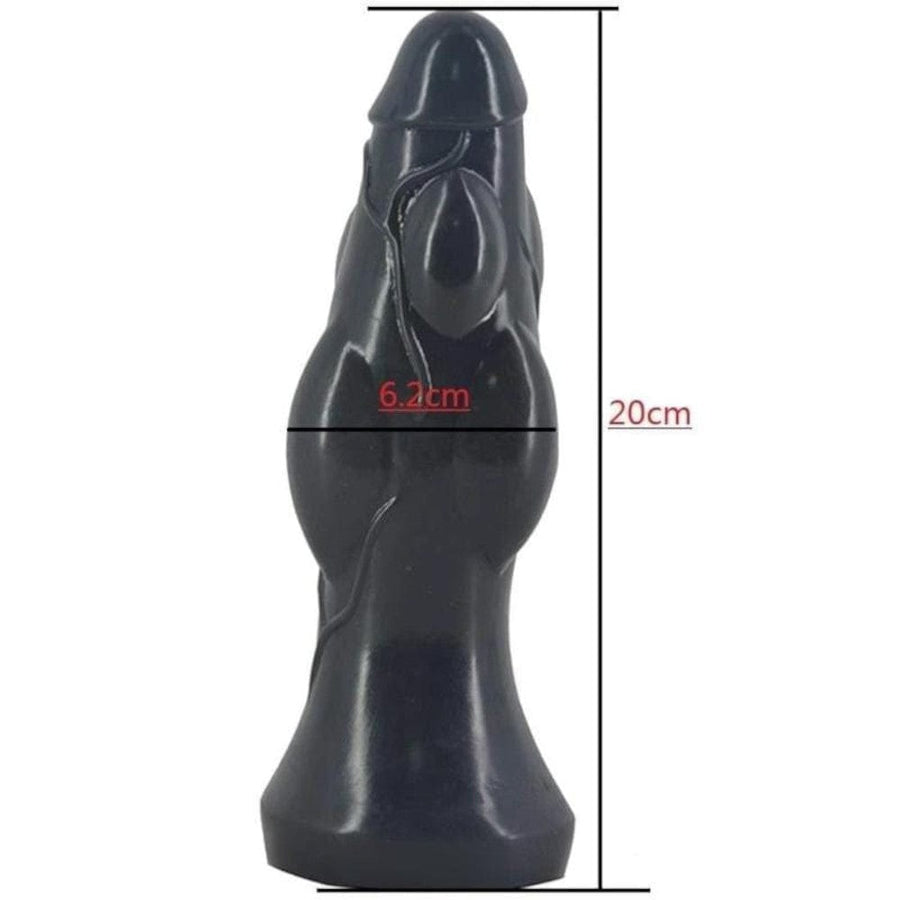 BDSM Soft and Flexible Large Knot Dildo, gallery view 14