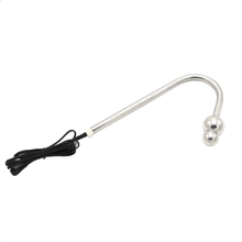 Load image into Gallery viewer, 7.48 Inches LongDouble Beaded Electro Stimulation Anal Hook

