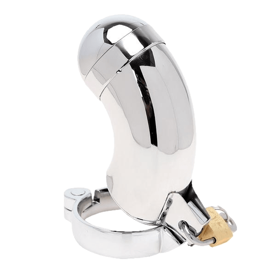Violet Full Metal Cover Cock Cage 3.9 inches long product view