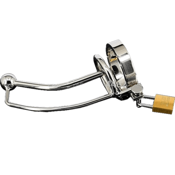 Ruby Chastity Cage 2.56 inches long, gallery view 4