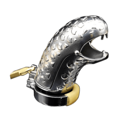 Stella Snake Cock Cage 3.35 inches long product view