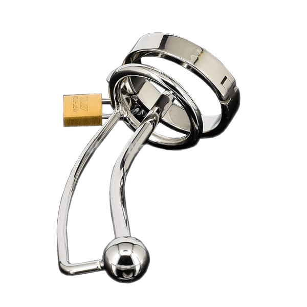 Ruby Chastity Cage 2.56 inches long, gallery view 5