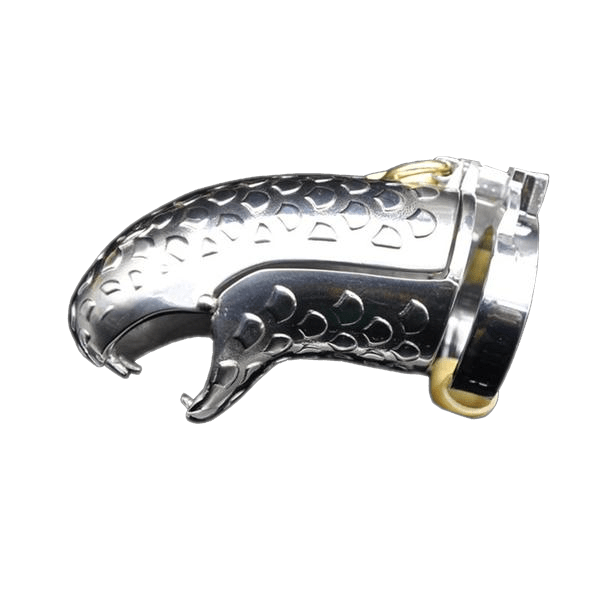 Stella Snake Cock Cage 3.35 inches long, gallery view 2