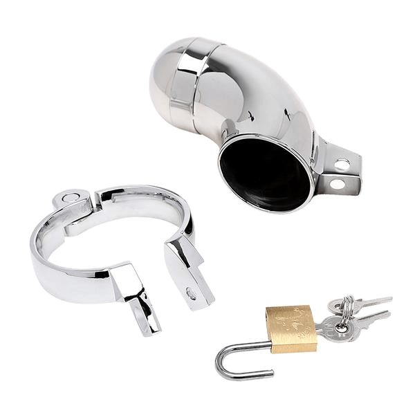 Violet Full Metal Cover Cock Cage 3.9 inches long, gallery view 2