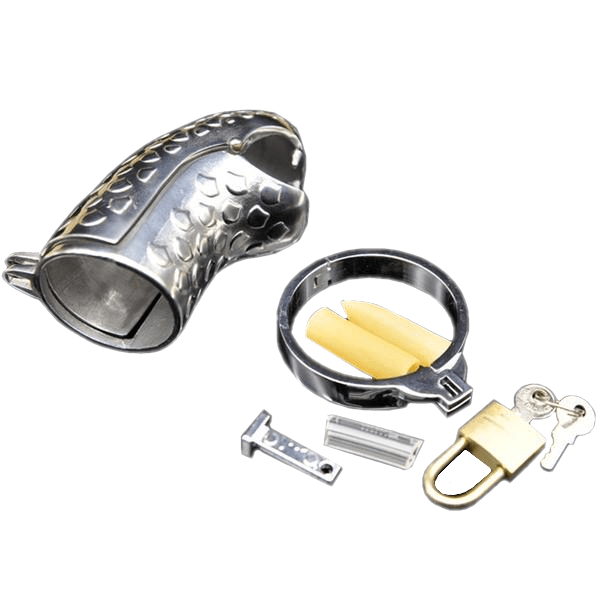 Stella Snake Cock Cage 3.35 inches long, gallery view 4