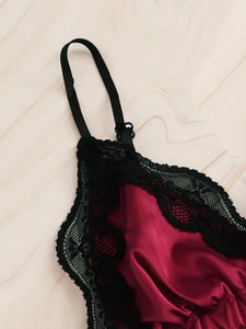 Sissy lingerie three-point sexy lace bra panty set