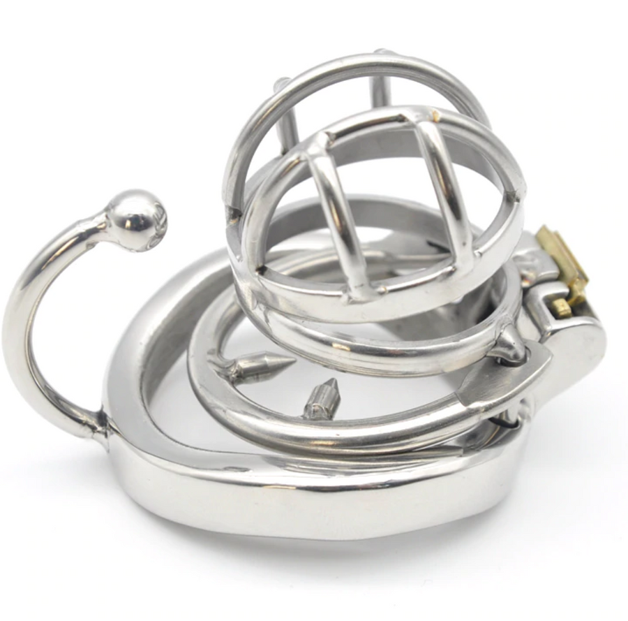 Jasmine MENS SMALL CHASTITY CAGE 1.7 INCHES, gallery view 2