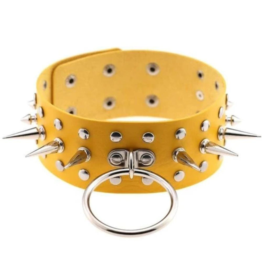 Spiked Bondage Submissive Collar, gallery view 15