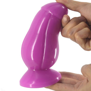 Extra großer dreifarbiger Butt Plug BDSM