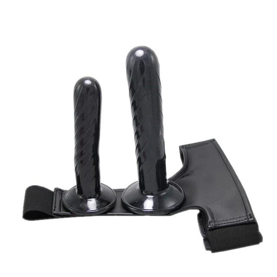 Double Ended Strap On Black product view
