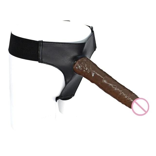 BBC Ebony Strap On 8 inches product view