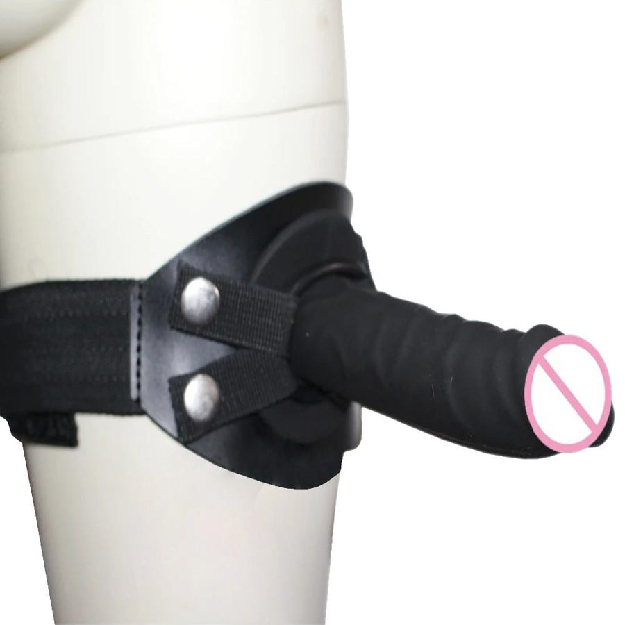 Black Thigh Strap On, gallery view 3