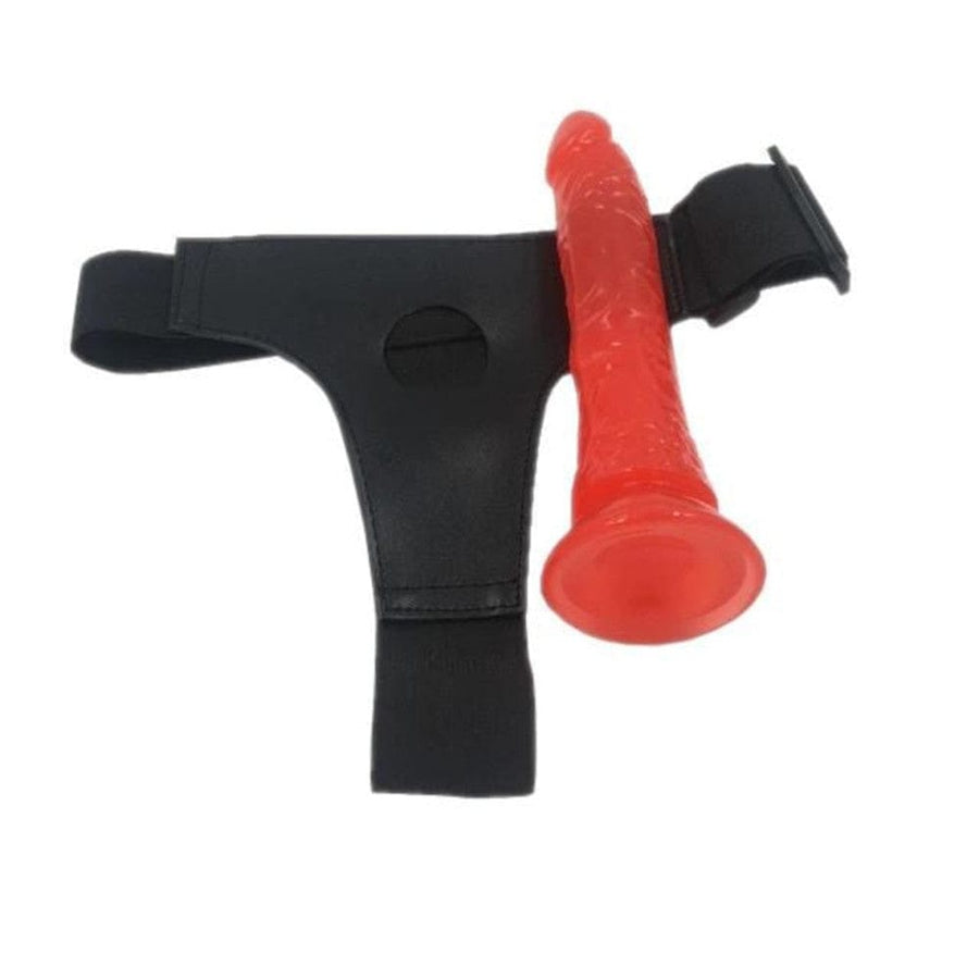 Red Strap On 8-Inch product view
