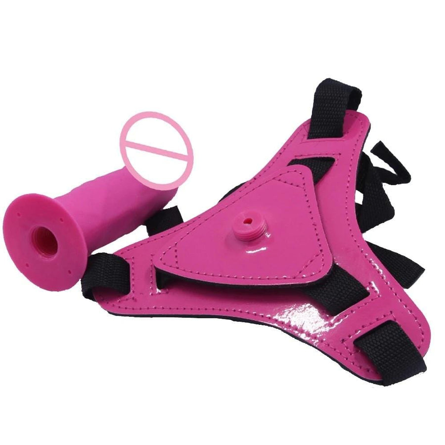 Stylish Pink Strap On 4-Inch product view