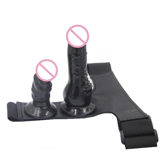 Get Fulfilled Double Ended Strap On Black product view