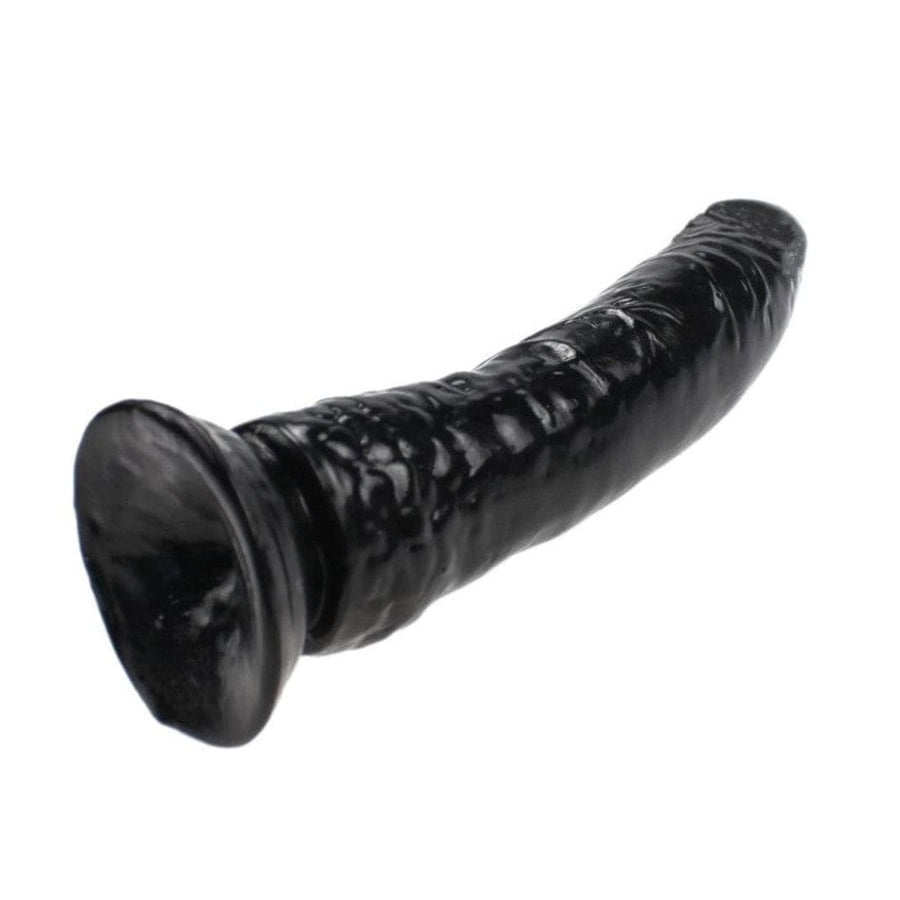 Flexible Silicone 7-Inch Black Strap On BDSM, gallery view 5