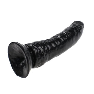 Flexible Silicone 7-Inch Black Strap On BDSM